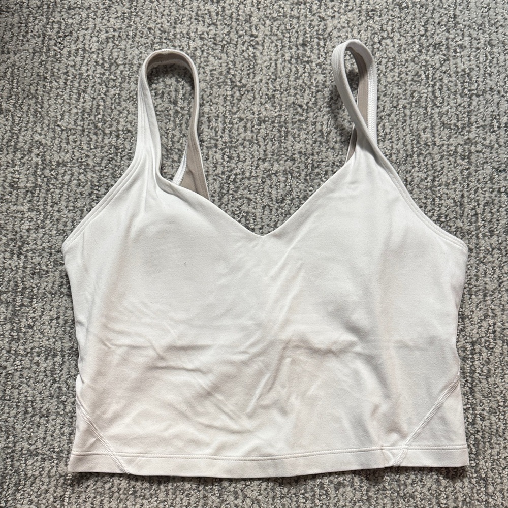 lululemon athletica White Crop Top